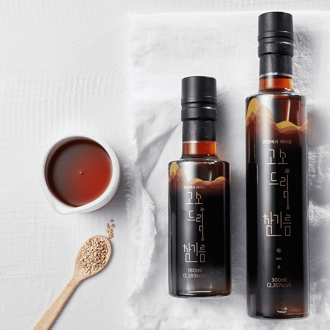 최순희 전통명장이 만든 국산참기름 (300ml)