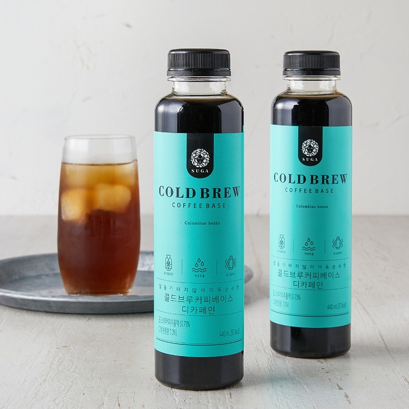 [수가] 디카페인 콜드브루 커피 베이스 440ml