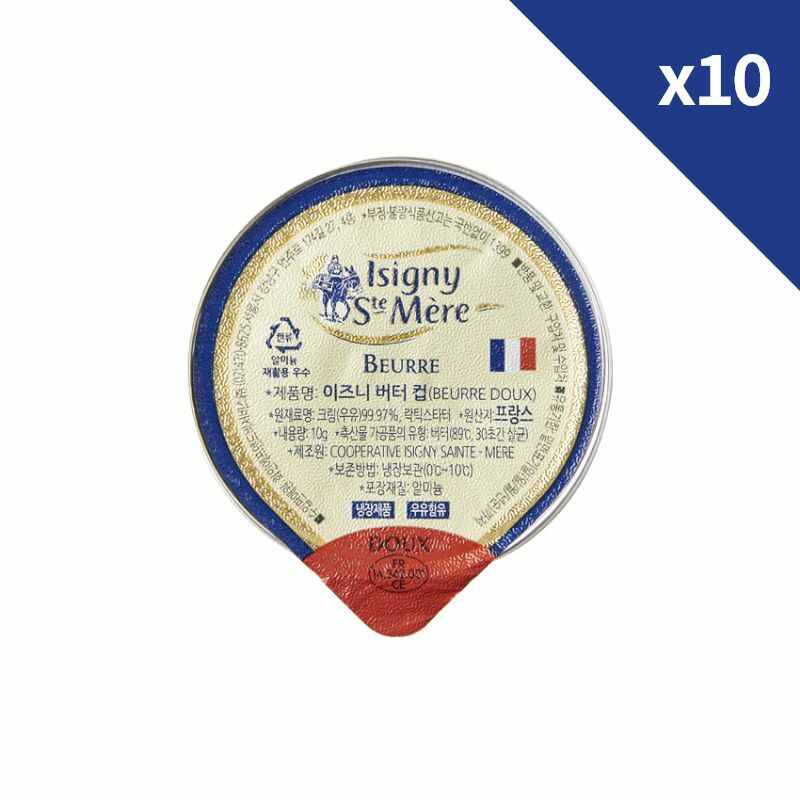 [이즈니] 포션 무염 버터 10g*10ea