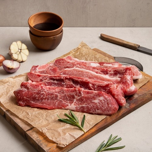 [설성목장] 무항생제 한돈 LA갈비 / 500g
