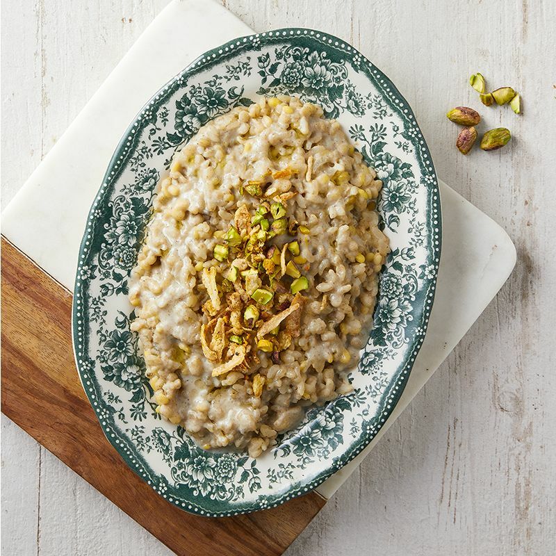 녹두크림 리소토