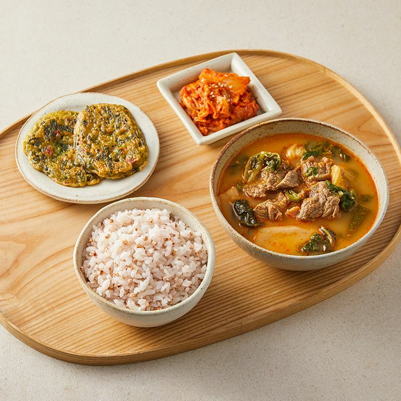 한우 우거지 해장국&해물 부추전 세트 :: 건강을 쉽게, 그리팅
