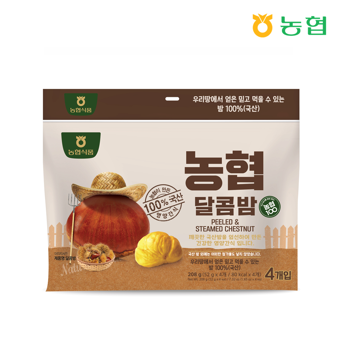 [농협] 아름찬 달콤밤 52g*4입