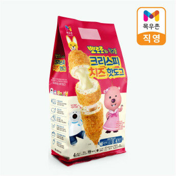 목우촌 뽀로로와친구들 크리스피 치즈 핫도그 320g(4개입)