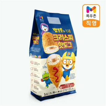 목우촌 뽀로로와친구들 크리스피 핫도그 400g(5개입)