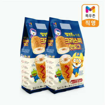 목우촌 뽀로로와친구들 크리스피 핫도그 400g(5개입) X 2개