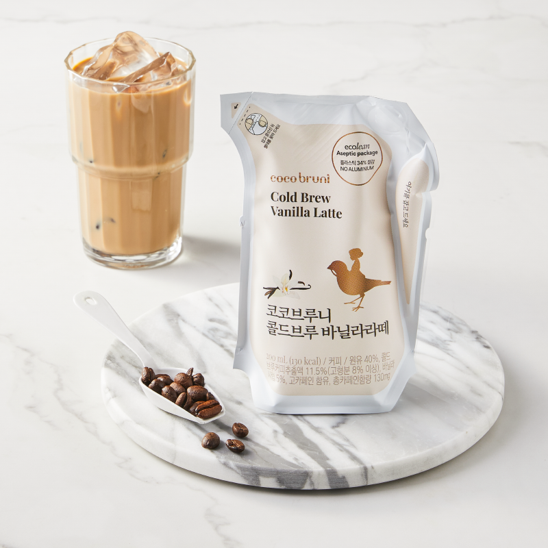 [코코브루니]파우치 콜드브루 바닐라라떼 200ml