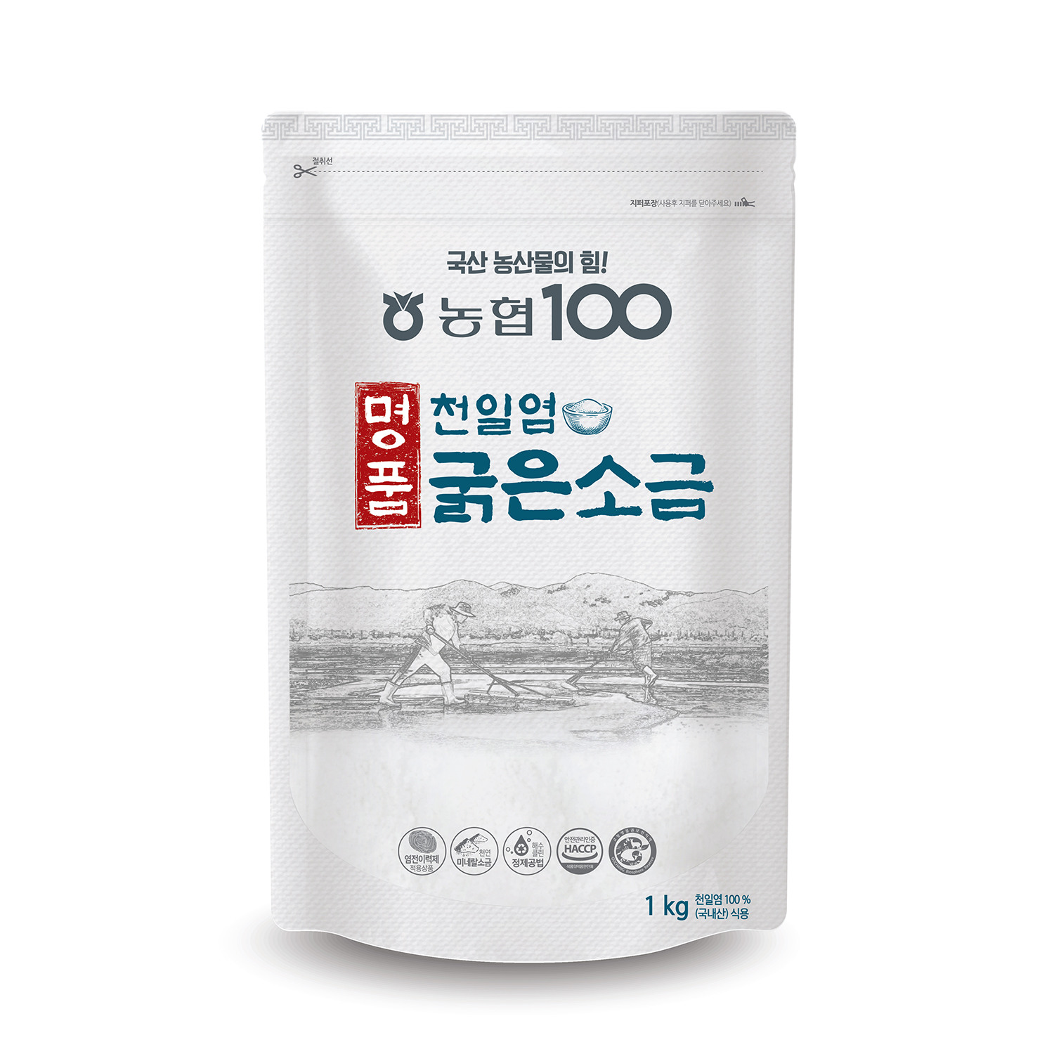 [농협] 아름찬 명품천일염 굵은소금 1kg