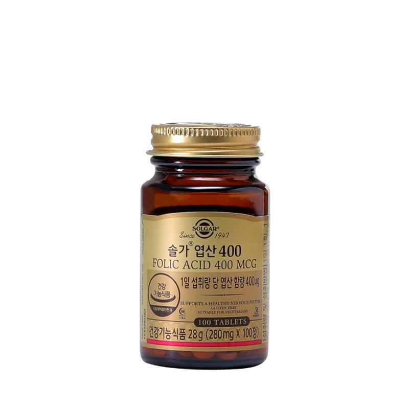 솔가 엽산 400 100정