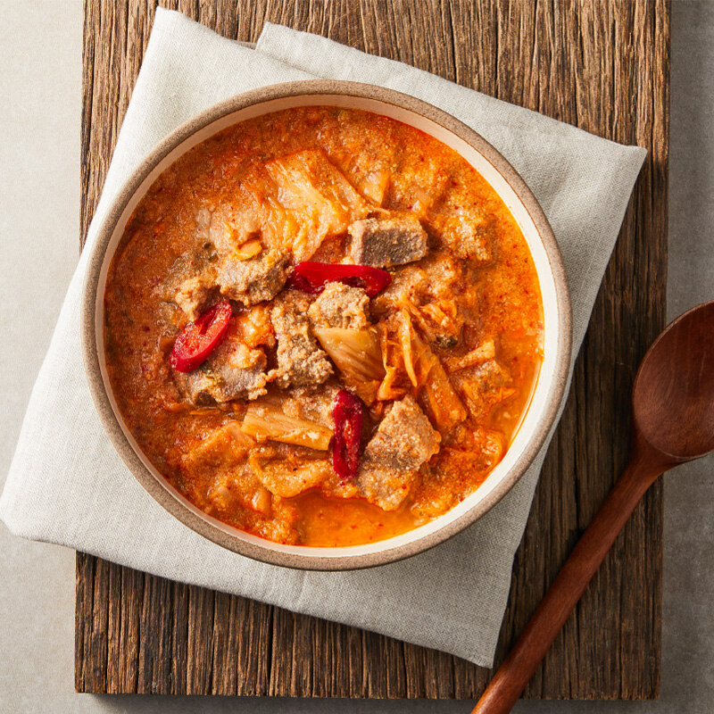 [모두의맛집] 제주 흑돈 묵은지 콩비지찌개 400g