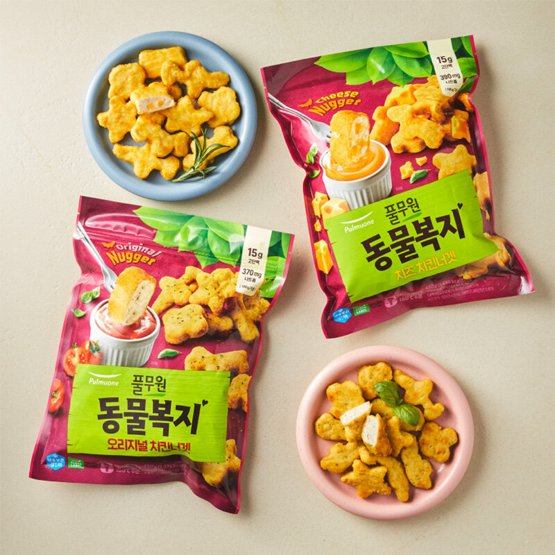 [풀무원] 동물복지 치킨너겟 2종 550g