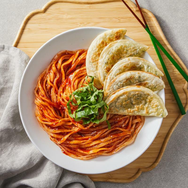 NEW 대구식 칼비빔면&납작만두 325g