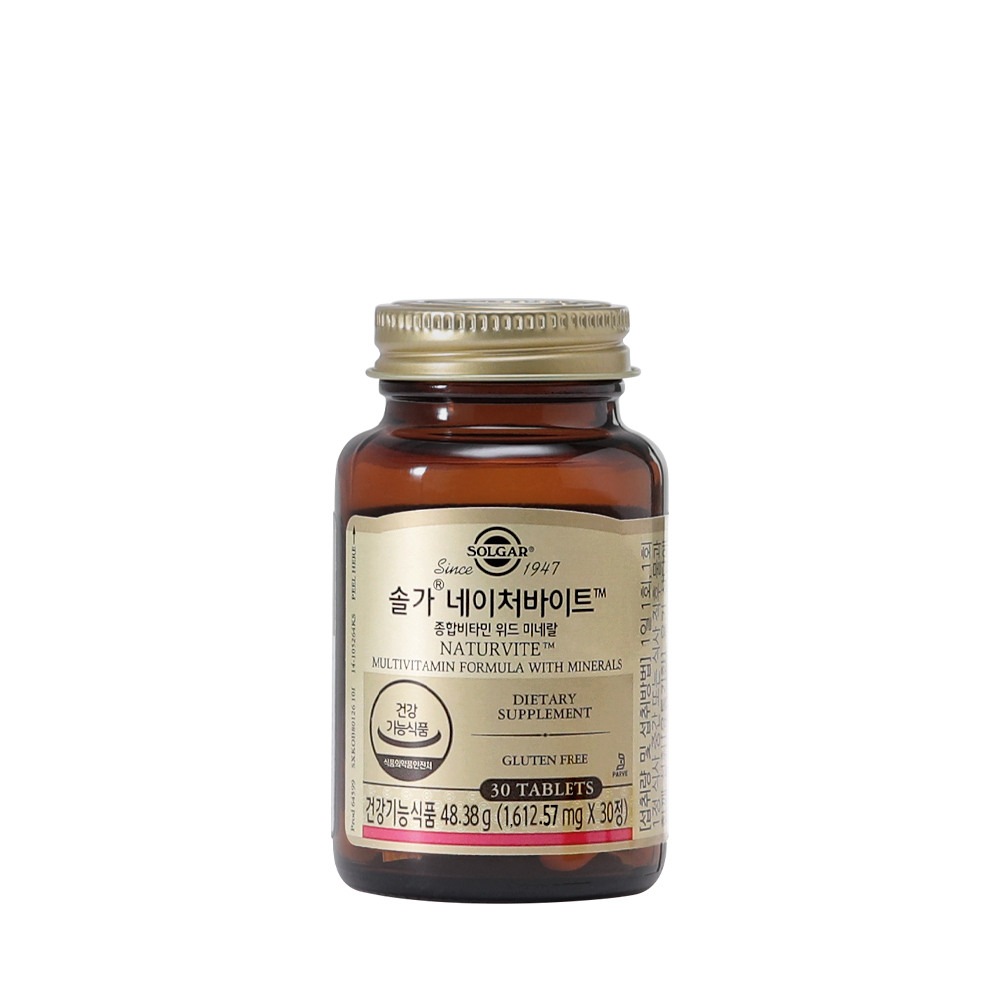 솔가 네이처바이트 종합비타민 위드 미네랄 30정