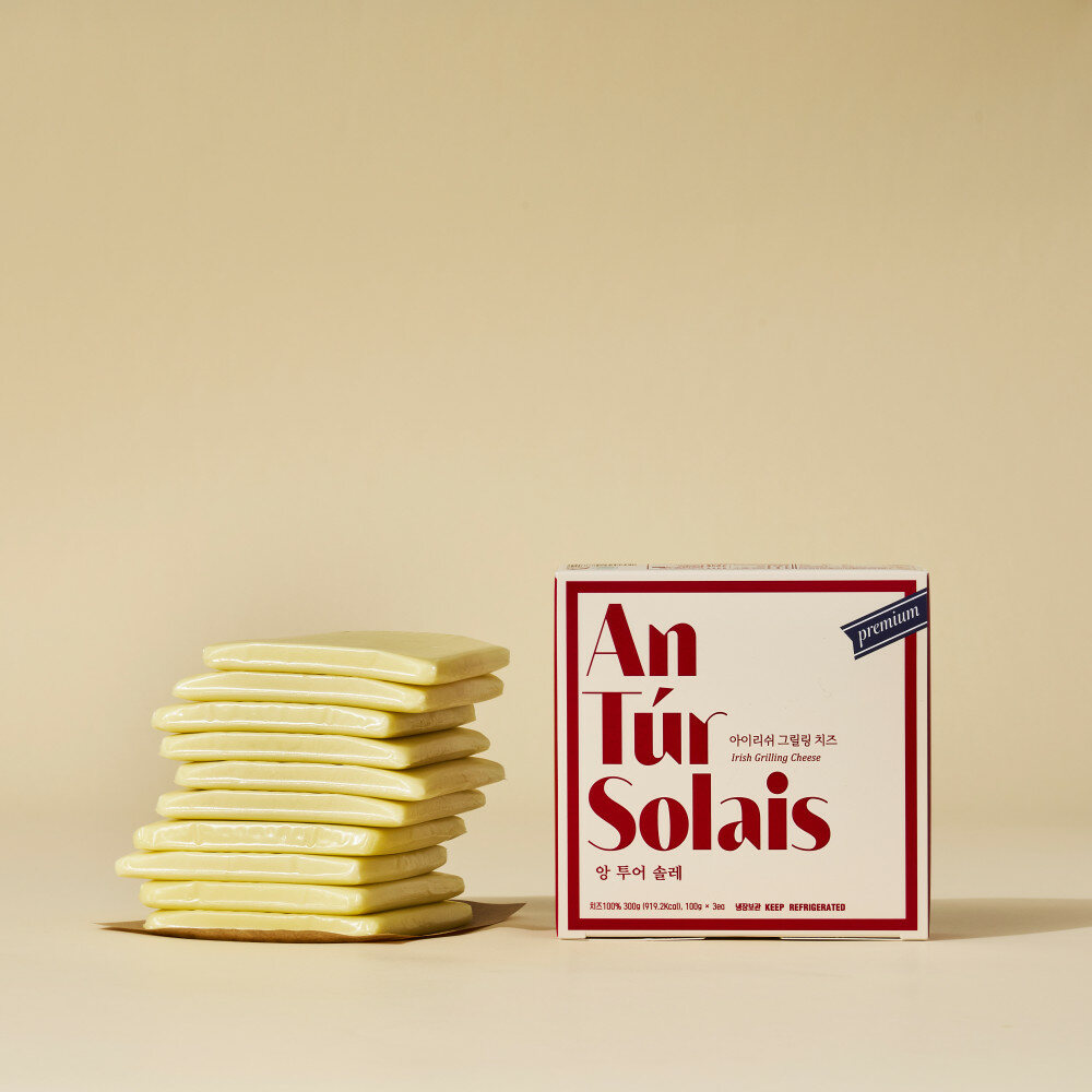 앙투어솔레 아이리쉬 그릴링 치즈 300g (100g X 3장)