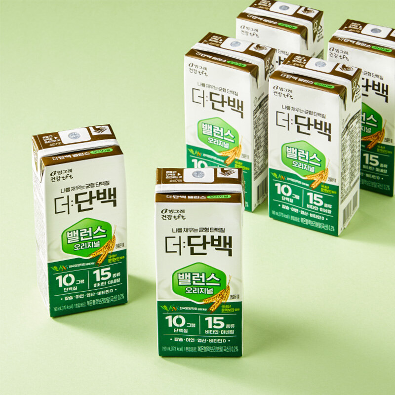 [빙그레] 더단백 밸런스 오리지널 (190ml*6입)