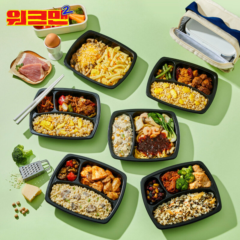 [워크맨] 직장인 단백질 도시락 B 세트(6개입)