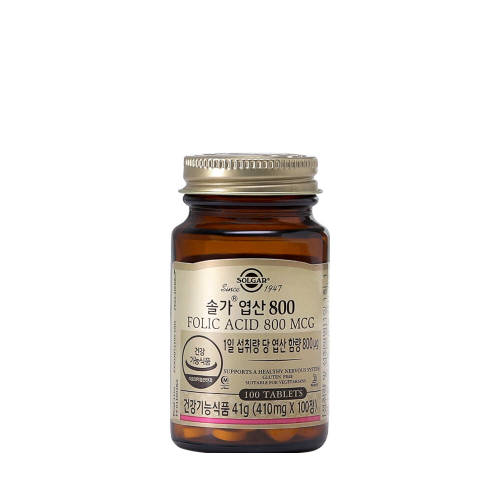 솔가 엽산 800 100정