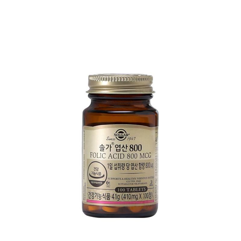 솔가 엽산 800 100정