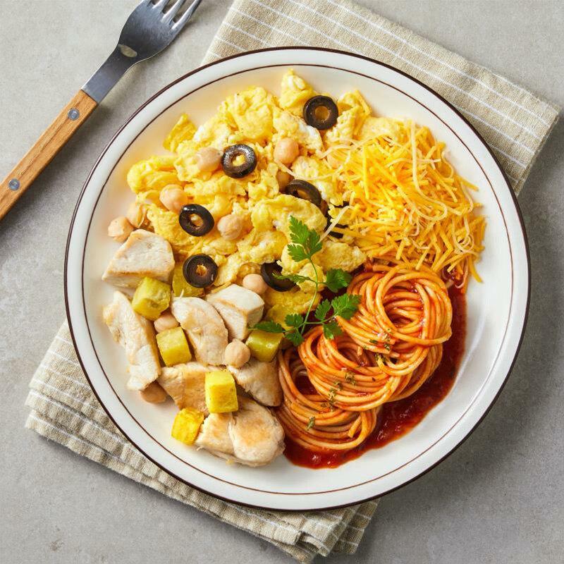 [프로틴업] 치킨 에그스크램블 & 토마토 파스타 345g