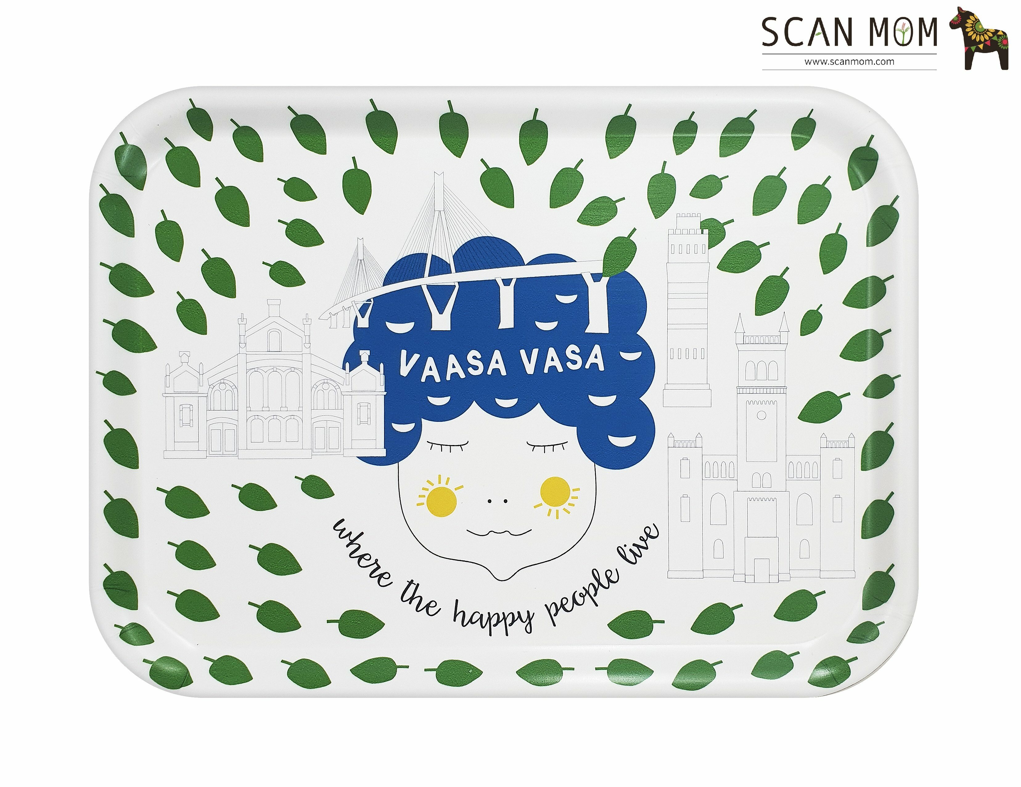 [스칸맘] 스웨덴 자작나무 모두의 자유 트레이 (27X20cm)