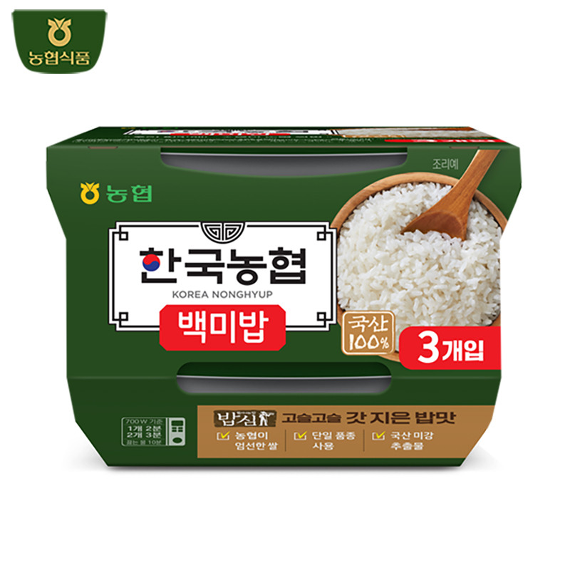 [농협] 한국농협 백미밥 210g*3입