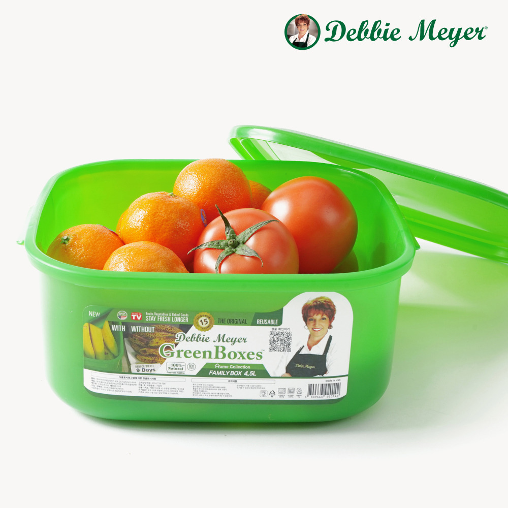 데비마이어 HC 김치통 냉장고정리 야채보관 쌀보관 용기 패밀리박스 4.5L 1p