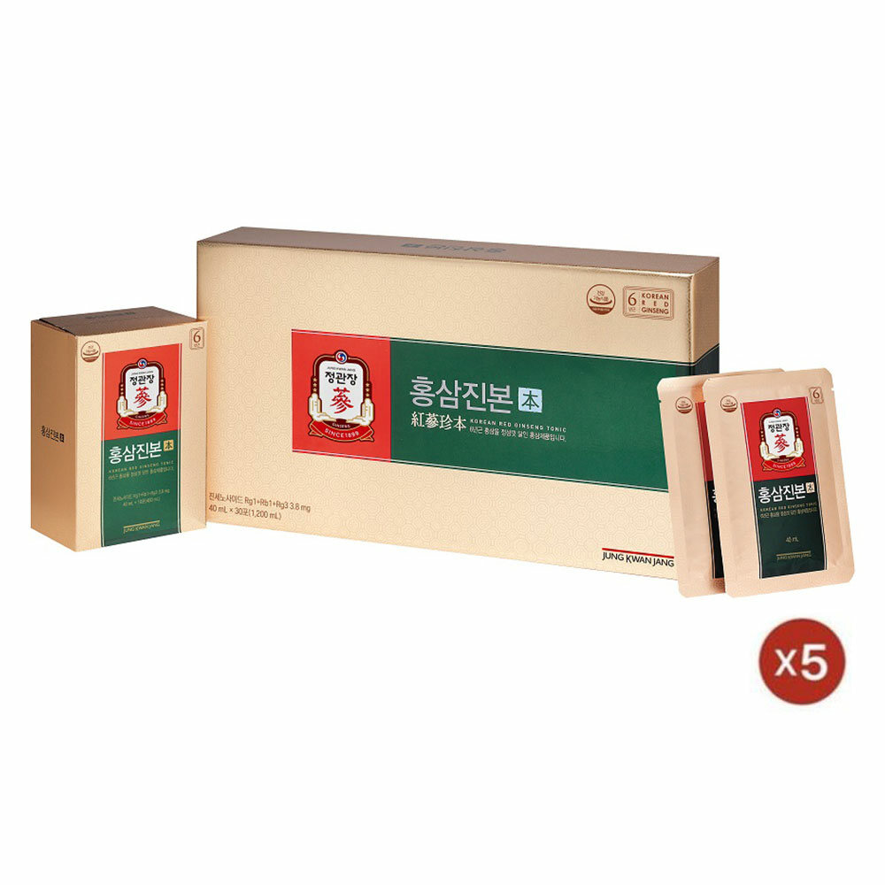 [정관장 공식] 홍삼진본 40ml x 30포 5박스