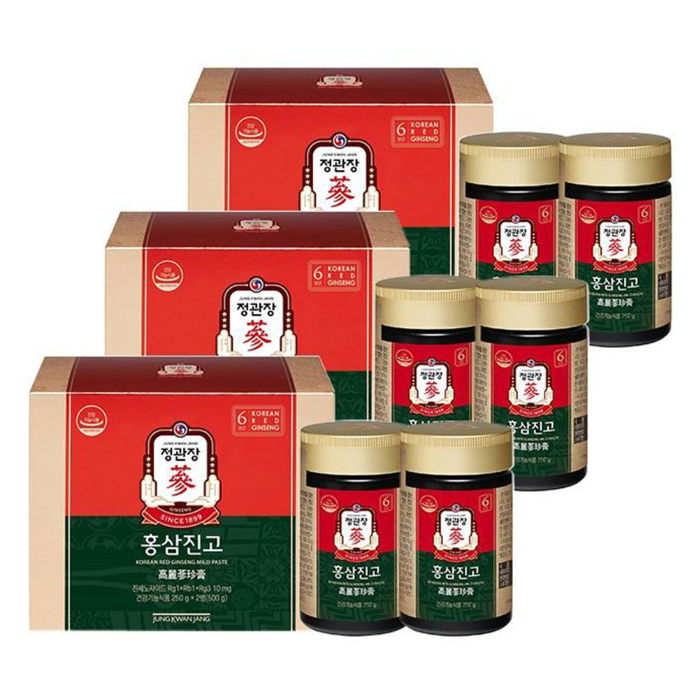 [정관장 공식] 홍삼진고 250g x 2병 3박스 (75일분)