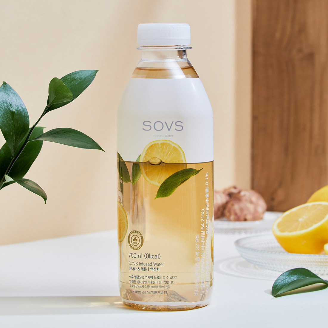 [SOVS] 인퓨즈드 워터 바나바&레몬 750ml