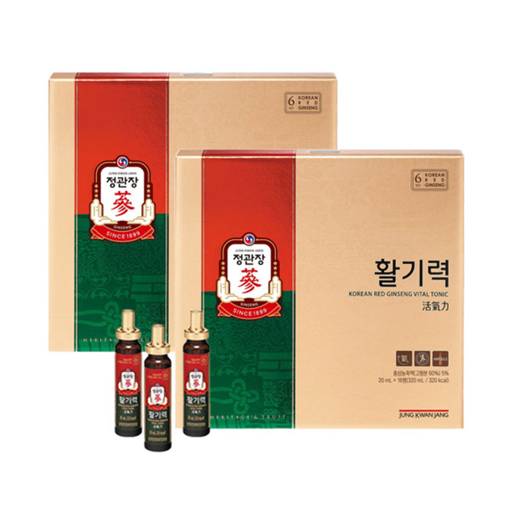 [정관장 공식] 활기력 20ml x 16병 2박스 (32일분)