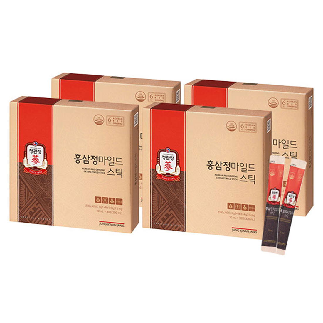 [정관장 공식] 홍삼정 마일드스틱 10ml x 30포 4박스 (선물포장)