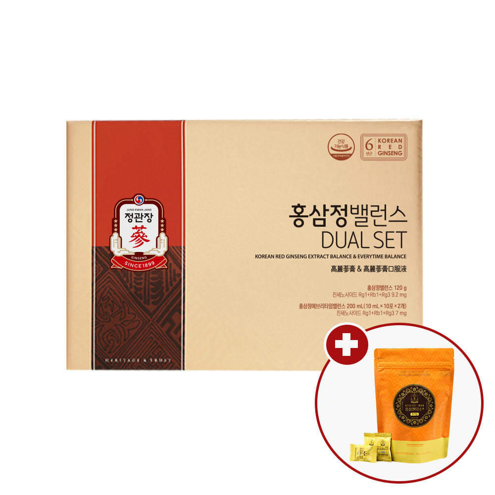 [홍삼캔디 증정] 정관장 홍삼정 밸런스 듀얼세트