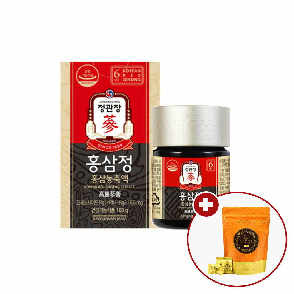 [홍삼캔디 증정] 정관장 홍삼정 100g 1병 (33일분)