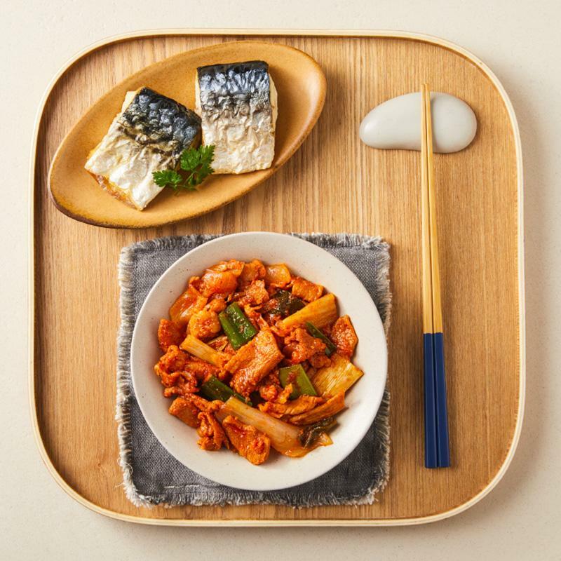 고등어구이 & 돈육 김치볶음 세트