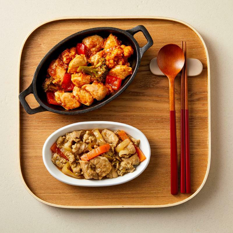 간장 돼지불고기 & 토마토소스 찜닭 세트