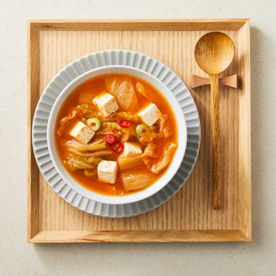 두부 김치국