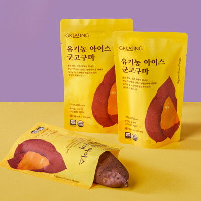 [그리팅] 유기농 아이스 군고구마(120g*3입)