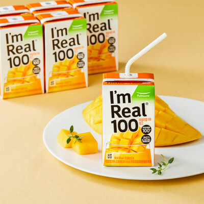 [풀무원] 아임리얼100 망고 140ml(6입)