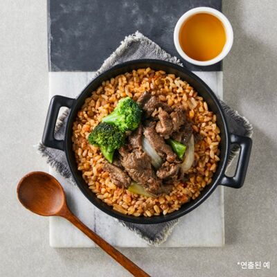 [당뇨식단] 소불고기 렌틸콩 김치 솥밥
