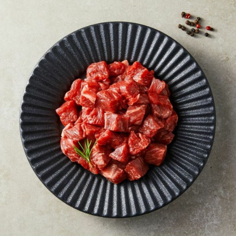 [사전예약]무항생제 화식한우 정육 국거리(200g*2)