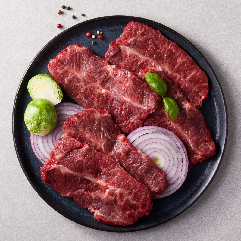 [사전예약]무항생제 화식한우 부채살 구이용(200g*2)