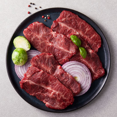 [사전예약]무항생제 화식한우 부채살 구이용(200g*2)