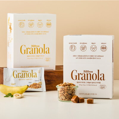 [발보아키친] 라이트 그래놀라 40g*10입
