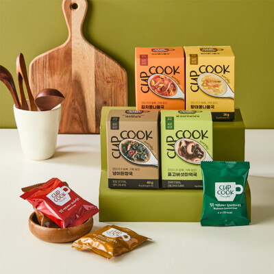 [컵쿡에브리데이] 동결건조국 4종