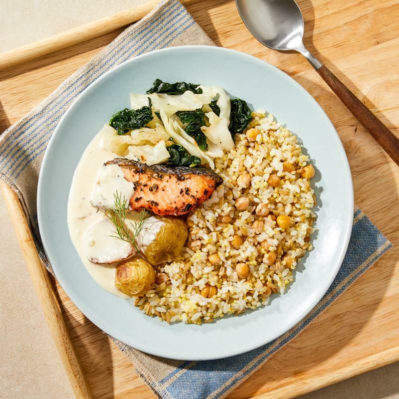 [저속도시락] 연어 콩크림 스테이크 277g