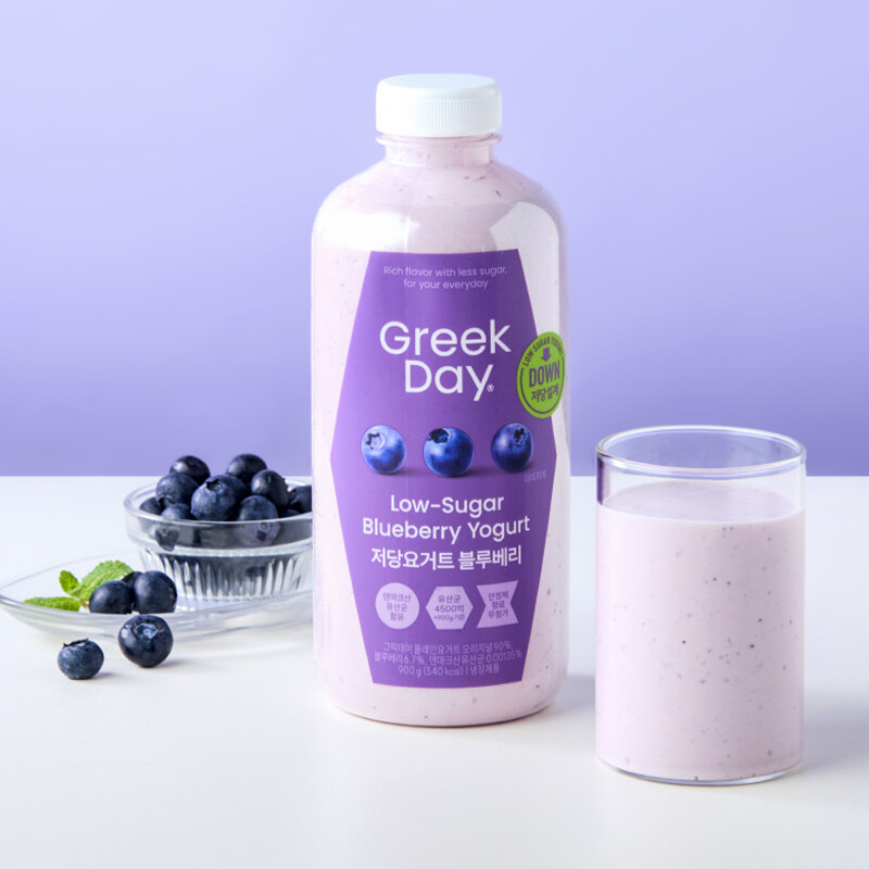 [그릭데이] 저당 블루베리 요거트 900g