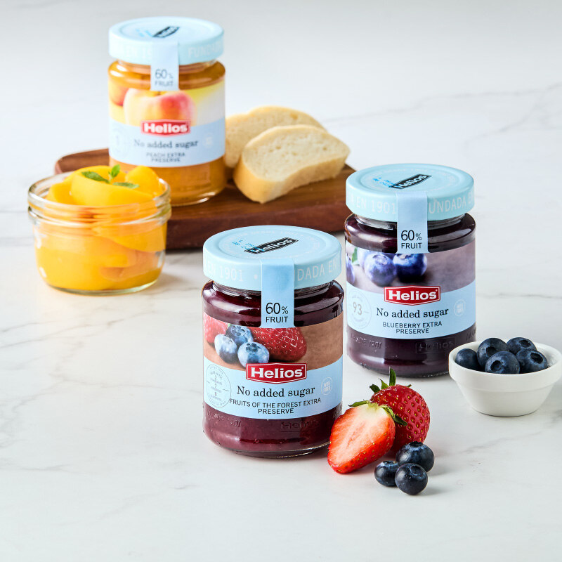 [헬리오스] 무가당 엑스트라 잼 3종