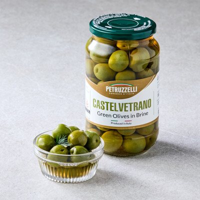 [페트루젤리] 그린 카스텔베트라노 올리브 560g