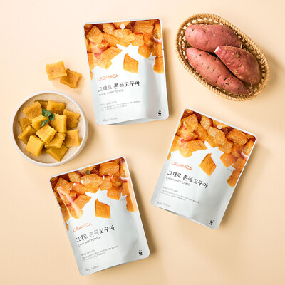 [올가니카] 그대로 쫀득 고구마 (50g*3입)