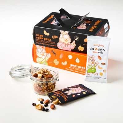 [우고래빗] 하루견과 2종 (20g*15입)